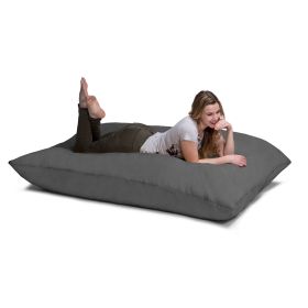 Jaxx 5.5 ft Pillow Saxx Bean Bag Pillow, Charcoal