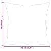 Throw Pillows 2 pcs Light Gray 15.7"x15.7" Microfiber Fabric