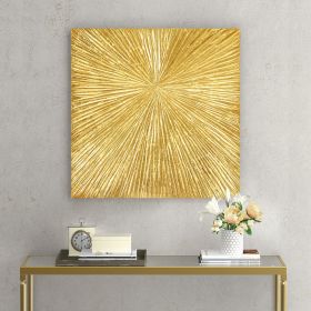 Hand Painted Dimensional Resin Wall Art (Color: as Pic)