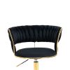 COOLMORE Home Office Desk Chair, Vanity Chair, Modern Adjustable Home Computer Executive Chair Swivel Task Chair for Small Space, Living Room, Make-up